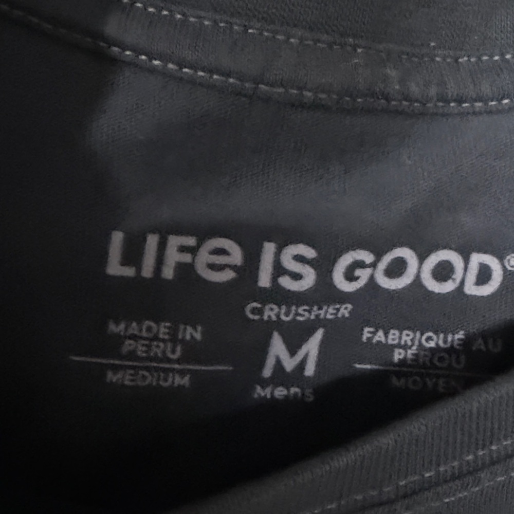 Life is Good shirt Medium Crusher - Picture 2 of 3